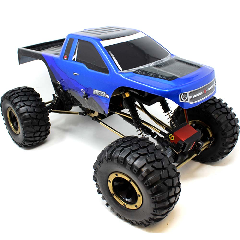 Redcat Racing Everest 10 1:10 Scale Rock Crawler Electric Brushed RC Truck,  Red